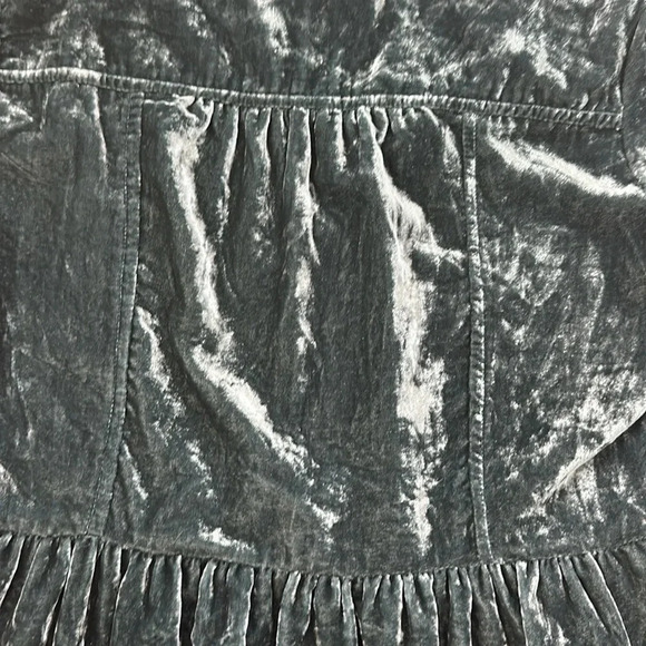 Anthropologie holding horses, green velvet, long sleeve dress size extra small - Picture 10 of 10